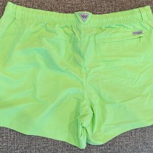 Columbia Bright Green PFG Swim Shorts